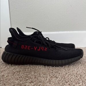 Adidas Yeezy Boost 350 v2 Black and Red shoes